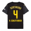 Borussia Dortmund Nico Schlotterbeck #4 Bortatröja 2024-25 Korta ärmar